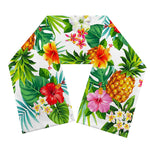 Tropical Aloha Pineapple Pattern Print Scarf