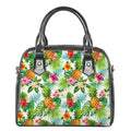 Tropical Aloha Pineapple Pattern Print Shoulder Handbag