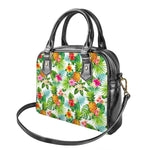 Tropical Aloha Pineapple Pattern Print Shoulder Handbag