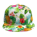 Tropical Aloha Pineapple Pattern Print Snapback Cap