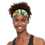 Tropical Aloha Pineapple Pattern Print Sports Headband