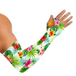 Tropical Aloha Pineapple Pattern Print Sun Protection Arm Sleeves