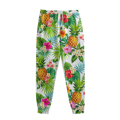 Tropical Aloha Pineapple Pattern Print Sweatpants