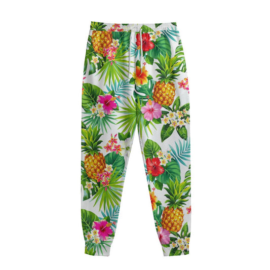 Tropical Aloha Pineapple Pattern Print Sweatpants