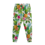 Tropical Aloha Pineapple Pattern Print Sweatpants