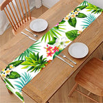 Tropical Aloha Pineapple Pattern Print Table Runner