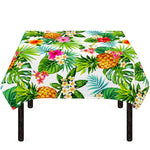 Tropical Aloha Pineapple Pattern Print Tablecloth