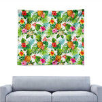 Tropical Aloha Pineapple Pattern Print Tapestry