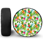 Tropical Aloha Pineapple Pattern Print Tire Cover