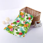 Tropical Aloha Pineapple Pattern Print Towel
