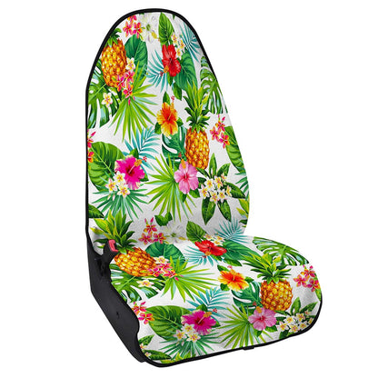 Tropical Aloha Pineapple Pattern Print Waterproof Car Seat Cover
