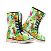 Tropical Aloha Pineapple Pattern Print Winter Boots