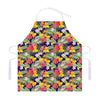 Tropical Alstroemeria Pattern Print Adjustable Apron