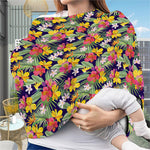Tropical Alstroemeria Pattern Print Baby Seat Cover