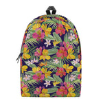 Tropical Alstroemeria Pattern Print Backpack