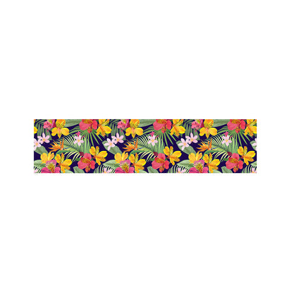 Tropical Alstroemeria Pattern Print Bed Runner