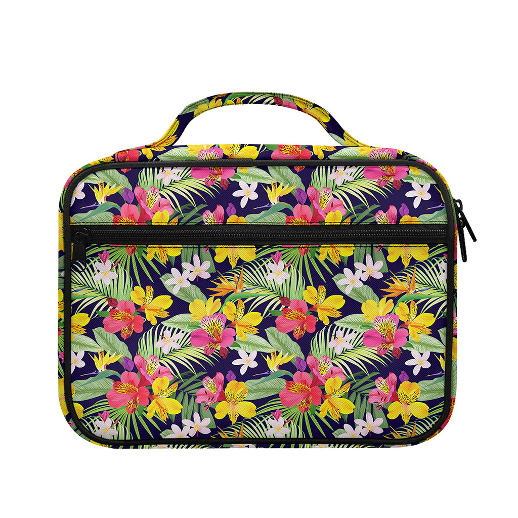 Tropical Alstroemeria Pattern Print Briefcase Bible Bag