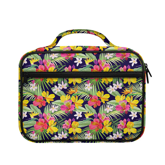 Tropical Alstroemeria Pattern Print Briefcase Bible Bag
