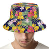 Tropical Alstroemeria Pattern Print Bucket Hat