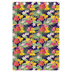 Tropical Alstroemeria Pattern Print Curtain