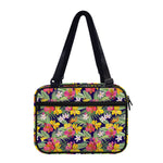 Tropical Alstroemeria Pattern Print Double Strap Bible Bag