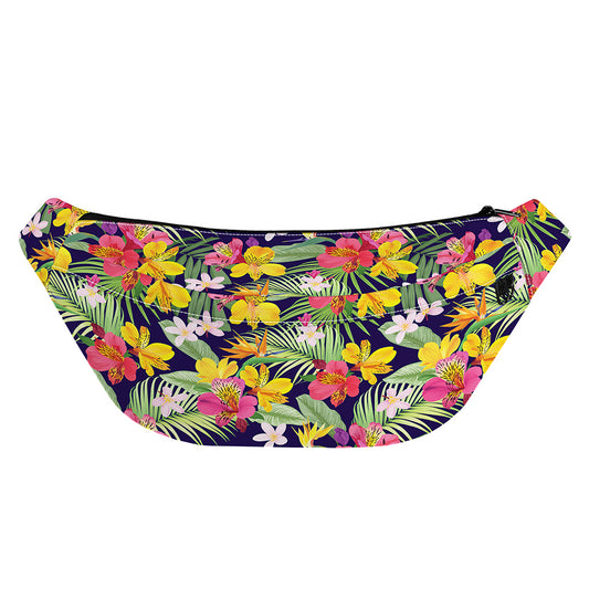 Tropical Alstroemeria Pattern Print Fanny Pack