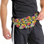 Tropical Alstroemeria Pattern Print Fanny Pack