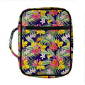 Tropical Alstroemeria Pattern Print Front Pocket Bible Bag