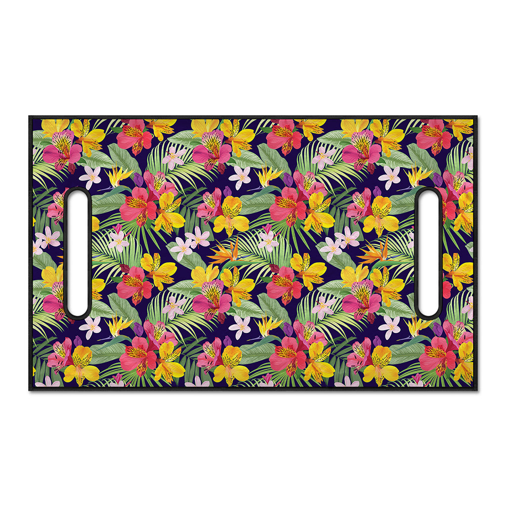 Tropical Alstroemeria Pattern Print Golf Cart Seat Cover