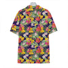 Tropical Alstroemeria Pattern Print Hawaiian Shirt