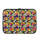 Tropical Alstroemeria Pattern Print Laptop Sleeve