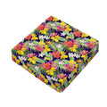Tropical Alstroemeria Pattern Print Outdoor Seat Cushion Cover