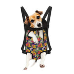Tropical Alstroemeria Pattern Print Pet Carrier Backpack