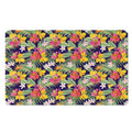 Tropical Alstroemeria Pattern Print Polyester Doormat