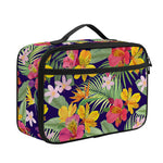 Tropical Alstroemeria Pattern Print Portable Lunch Bag