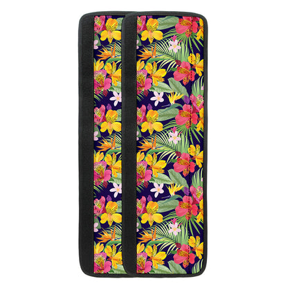 Tropical Alstroemeria Pattern Print Refrigerator Handle Covers