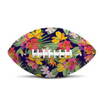 Tropical Alstroemeria Pattern Print Rugby Ball