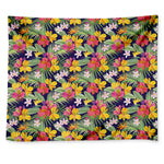 Tropical Alstroemeria Pattern Print Tapestry
