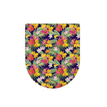 Tropical Alstroemeria Pattern Print Toilet Lid Cover