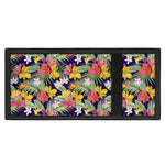 Tropical Alstroemeria Pattern Print Trifold Wallet