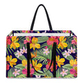 Tropical Alstroemeria Pattern Print Utility Tote Bag