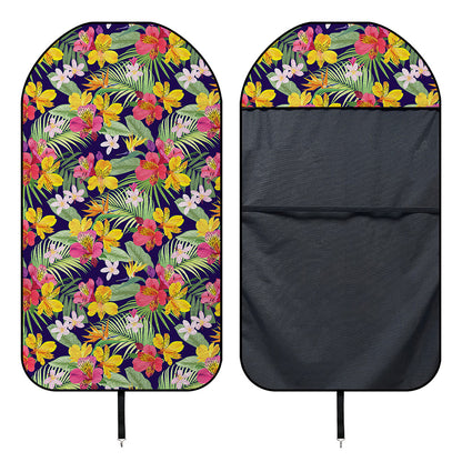 Tropical Alstroemeria Pattern Print Waterproof Car Seat Cover