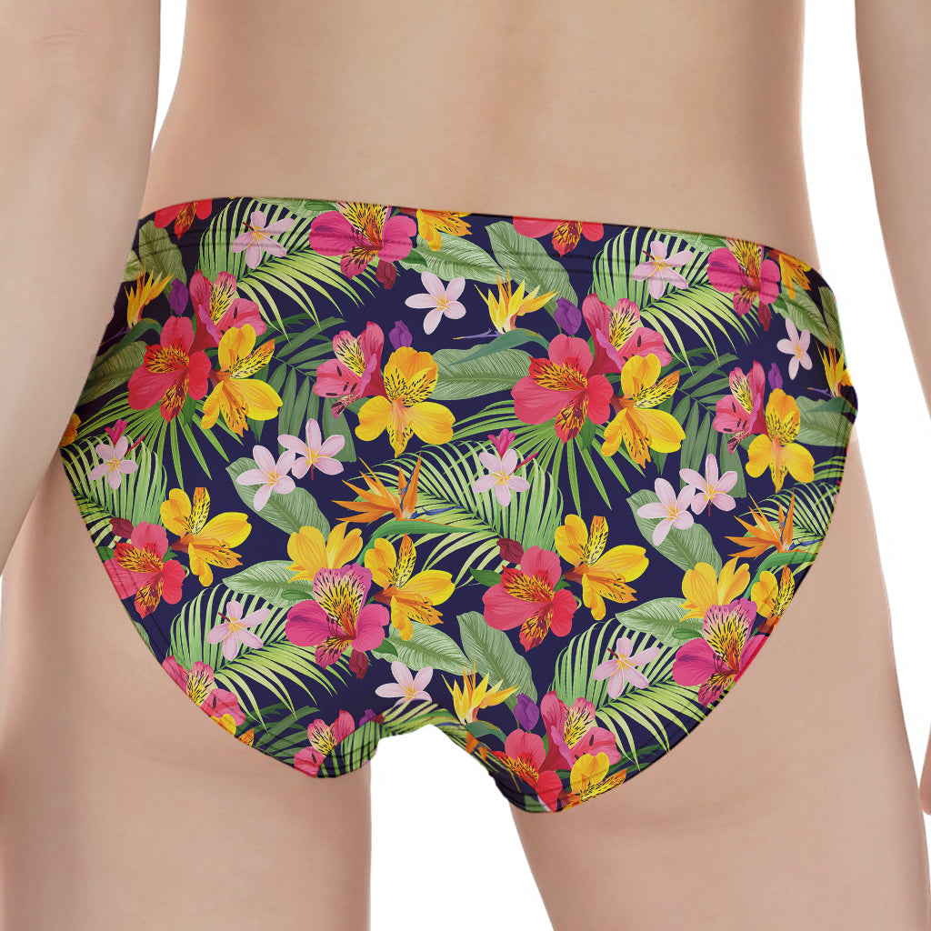 Tropical Alstroemeria Pattern Print Women's Panties