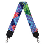 Tropical Aztec Geometric Pattern Print Bag Strap