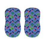 Tropical Aztec Geometric Pattern Print Bar Stool Covers