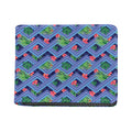 Tropical Aztec Geometric Pattern Print Bifold Wallet
