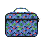 Tropical Aztec Geometric Pattern Print Briefcase Bible Bag