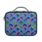 Tropical Aztec Geometric Pattern Print Briefcase Bible Bag