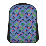 Tropical Aztec Geometric Pattern Print Casual Backpack