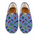 Tropical Aztec Geometric Pattern Print Casual Shoes